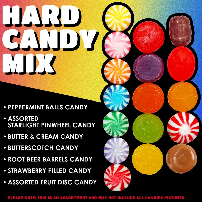 Hard Candy Mix - 3 LB - Assorted Classic Desk