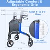 Soaids 3 Wheel Walkers for Seniors, Lightweight Foldable Rolling Rollator