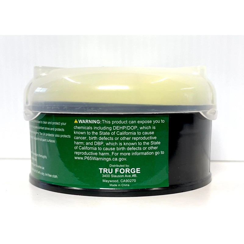 TRU FORGE Car Wax Soft Gloss Paste 3.53Oz Ultra Gloss