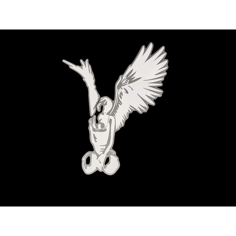 White Angel Sticker Decal Car Motorcycle Lovely Decoration