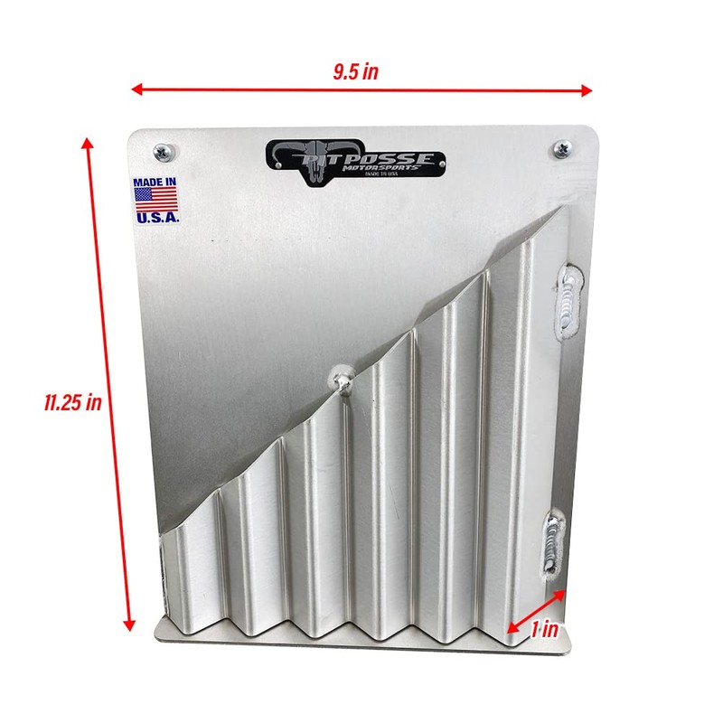 Pit Posse 544 Aluminum Zip Tie Cable Storage Holder Rack