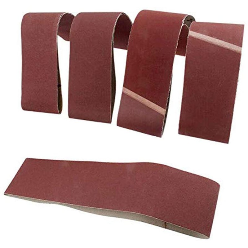 5 Pack Cloth Sanding Belts Sanding Paper Sanding Belts (100mm