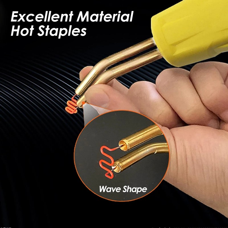 Gearzaar 1000Pcs 0.8mm Hot Stapler Staples Repair Kit For Plastic