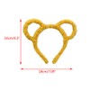 caralin Women Winter Thick Plush Headband Round Bear Ears Makeup