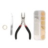 Metal Snaps Buttons with Fastener Pliers Press Tool Kit Copper