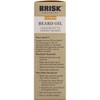 Brisk Beard Grooming Oil Liquid, Citrus for Beard Hair, 1.7