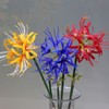 XIZHI 5 Stems Artificial Spider Lily Flowers 23.6 Inches Lycoris