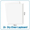 2 PC Small White Board Dry Erase Classroom Pack Boards