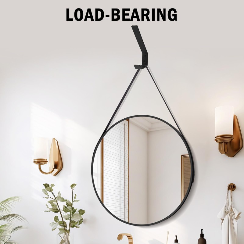 Batheidon Set of 4 hooks for acoustic panels, coat hooks,