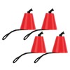 4pcs Scupper Plug Kit with Lanyard Flexible Silicone Drain Holes