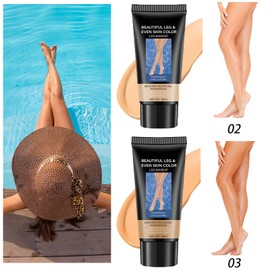 2PCS Body Concealer Waterproof No Transfer, Leg Makeup to Cover Veins, Leg and Body Scar Tattoo Cover Up, Long Lasting Body Coverage Perfector, Stardust Concealer Full Coverage (Medium+Bronze Colors)
