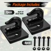 Hoypeyfiy 2 Pieces Tractor Bucket Grab Hook 15000lb Tow Hook