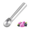 Fekey&JF Heavy Duty Ice Cream Scoop, 7 Inches Nonstick Anti-Freeze One Piece Aluminum Spoon, Commercial Dishwasher Safe Kitchen Scooper Tool Accessories for Gelato, Cookie Dough, Sorbet