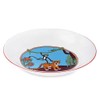 Jungle Porcelain Kids Dinnerware Set of 3 Multi Color Round