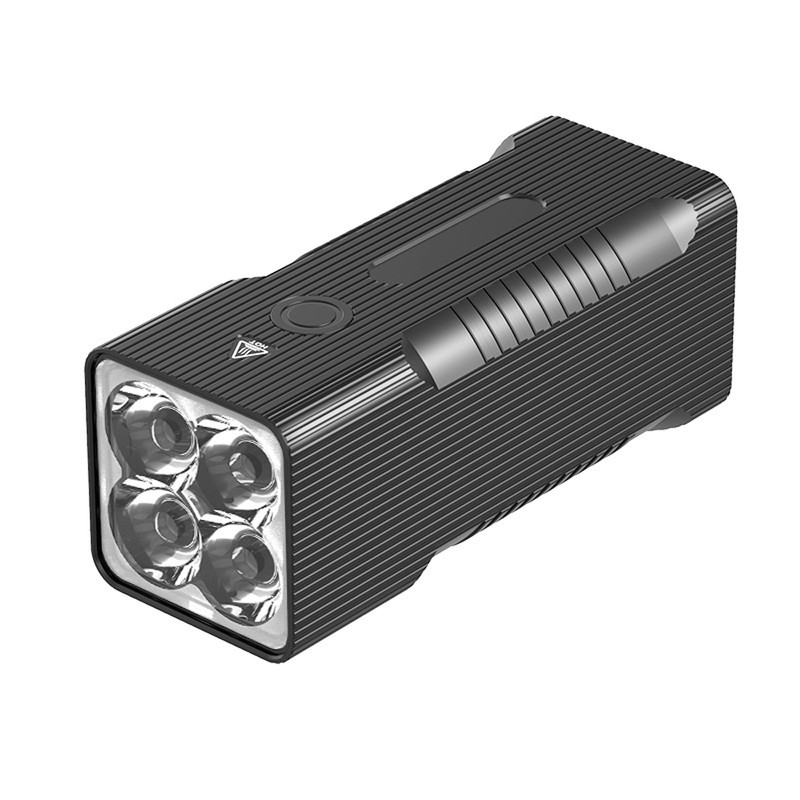 Outdoor Emergency Flashlight Portable Cycle Light USB Rechargeable High Power