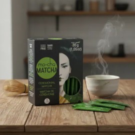 Té Matcha Ceremonial Ma-cha 12 Sobres Individuales 30g                                                                                                
