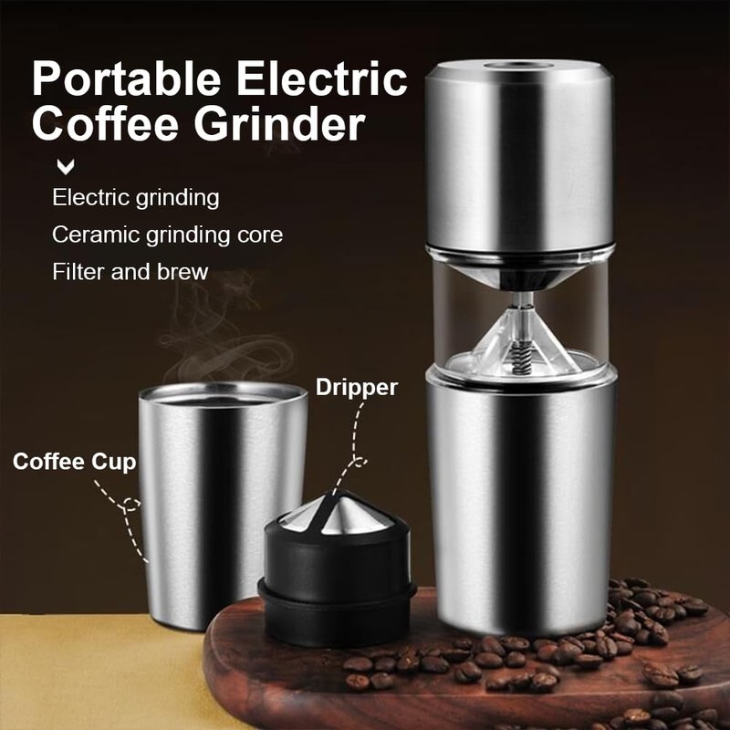 SOTECH coffee grinder electric, Pour Over Coffee Maker Usb Type