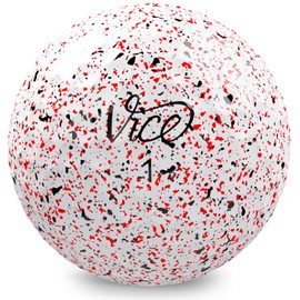 VICE VICE Golf PRO Soft DRIP RED 2020 | 12 Golf Balls | Features: 3-Piece cast Urethane, Soft Feel, high Ball Flight Stability | Profile: for Ambitious Golfers (VG1008099)