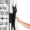 Jakayla Funny Shower Curtain Set – Cute Black Cat Bathroom