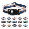 Mercano Adjustable Dog Collar - Special Design Patterns, Soft Nylon