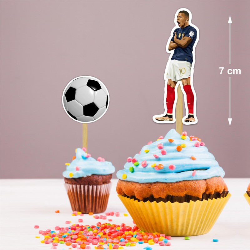 Seyal® Soccer Football Cupcake Topper