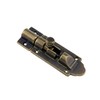 Tighall Antique Brass Barrel Bolt Latch 3.9 Inch Solid Cast