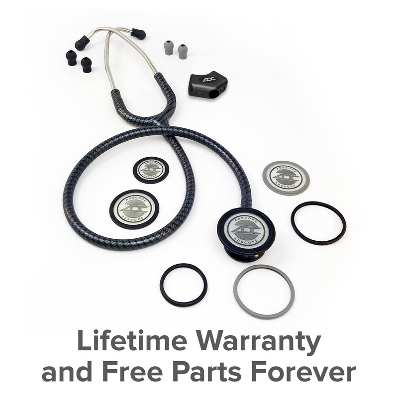 ADC Adscope 603 - Clinician Stethoscope - Rose Gold/Black