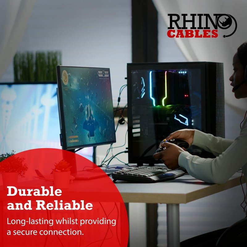 rhinocables - PS/2 Male to Male Data Cable | Durable