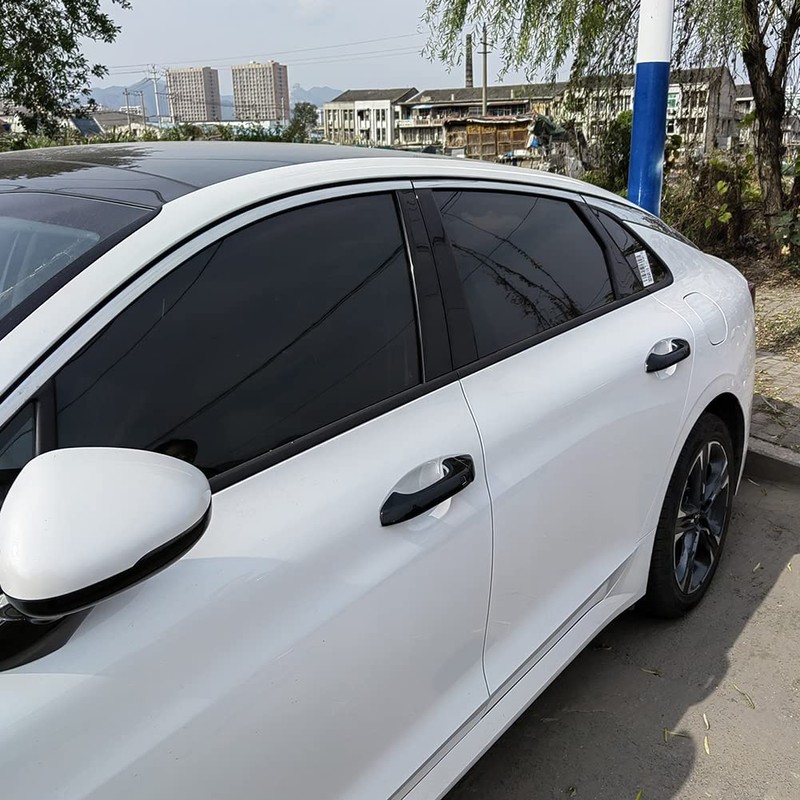 AOKIO ABS Glossy Black Exterior Door Handle Cover Trim for