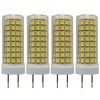 Lxcom Lighting G8 LED Bulb 10W Ceramic Corn Light Bulbs(4