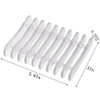 Plastic Soap Bar Holder, Qtopun Self Draining Soap Tray Transparent