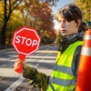 Handheld Stop Sign | Guard Stop Signs | Waterproof Double-Sided