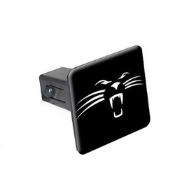 GRAPHICS & MORE Panther Face On Black Tow Trailer Hitch Cover Plug Insert 1 1/4 inch (1.25")