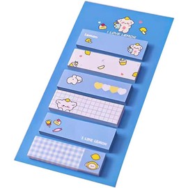 120sheets Cartoon Mini Memo Pad Multicolor Sticky Notes Stickers Decal Scrapbooking Kawaii Stationery Office School Supplies Practical Design Notebooks and Writing Pads