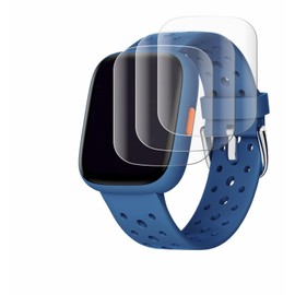 Savvies (4 Pack Full-Screen Protection Film compatible with Biggerfive BW02 1.8" Full Cover Screen Protector 3D Curved [Edge to Edge]