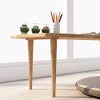 WoodShine Mid Century Modern Mini-Swing Coffee/Tea Table, Japanese Accent Floor