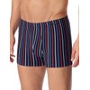 Schiesser Men's Retro Shorts, Blue and red stripes.
