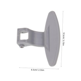 WHAMVOX Washing Machine Door Lock Accessory Black Door Handles Replacement Handle Set Drum Machine Parts