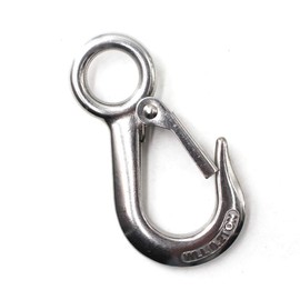 304 Stainless Steel Lifting Hook Heavy Duty Lifting Safety Hook WLL 500 KG (Pack of 1)