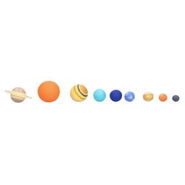DIY Solar System Toy, 9 Pieces Vinyl DIY Planet Models Astronomy Science Educational Model for Children