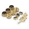 12 Pcs Set Trumpet Valve Finger Button Cap and Rod