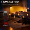 Portable 1500W Smart Home Heater Adjustable Thermostat Tower with 90