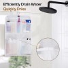 MISSLO Shower Caddy Organizer 5 Pockets Roll up Hanging Bathroom