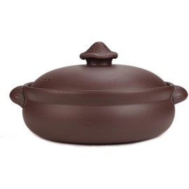 SILINE 3.4L Yixing Clay Pot for Cooking,Natural Earthenware Casserole -Zini