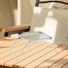 Fenteer Folding Campfire Grill Foldable Stove Stand Mini Portable Versatile