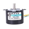 50KTYZ AC 220V 10W 0.5A Small Electric Low Speed Permanent