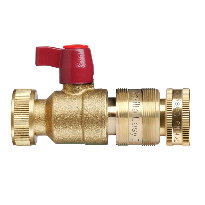 GORILLA EASY CONNECT Garden Hose Quick Connect Fittings with Ball
