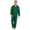 Lora Dora Mens Traditional Pyjamas Emerald Green M