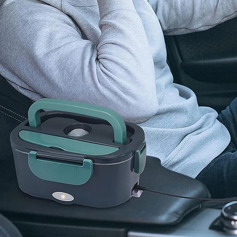 Zummy Electric Dual Function Heating Lunchbox with Leak Proof Seal