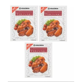 Kikkoman Teriyaki Seasoning Mix (Pack of 3)